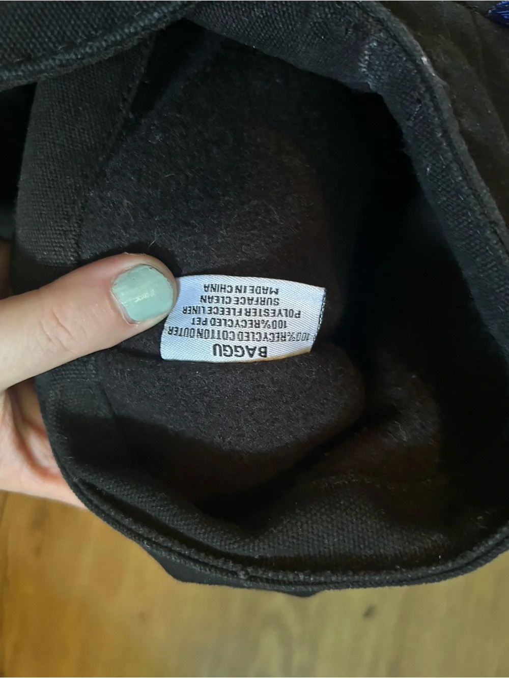 Baggu Black Laptop Bag